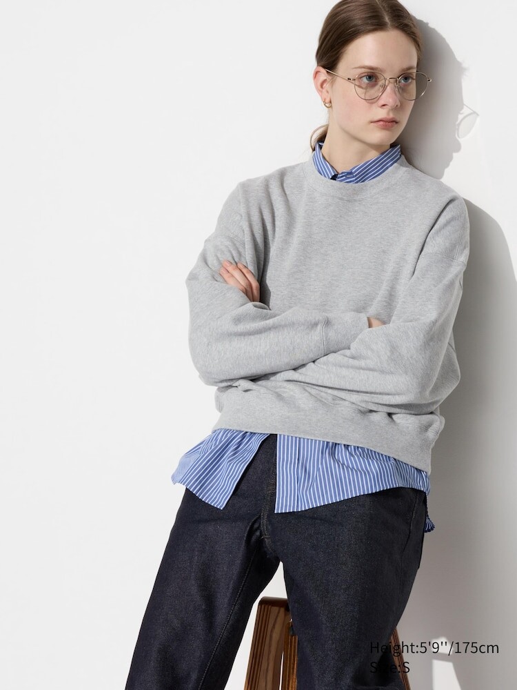 

Свитшот женский Uniqlo, серый