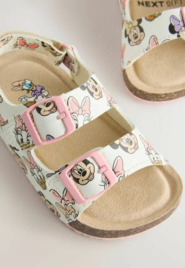 Детские туфли с широкой колодкой Minnie Mouse Double Two Strap Next, розовый — фото 3