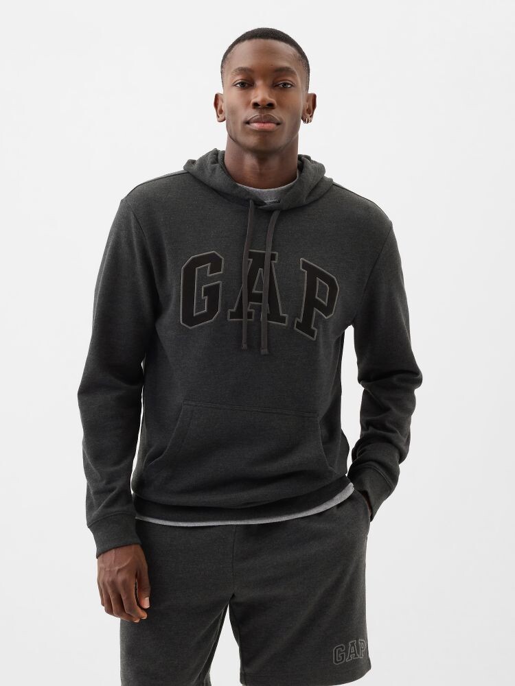 

Толстовка с логотипом и капюшоном Gap, черный