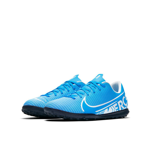 Кроссовки vapor 13 club tf turf k 'blue white' Nike, синий — фото 3