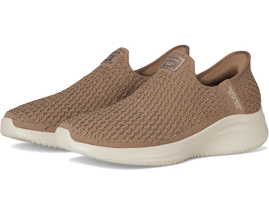 

Кроссовки SKECHERS Martha Stewart Ultra Flex 3.0 - Dazzling Hands Free Slip-Ins, цвет Mocha