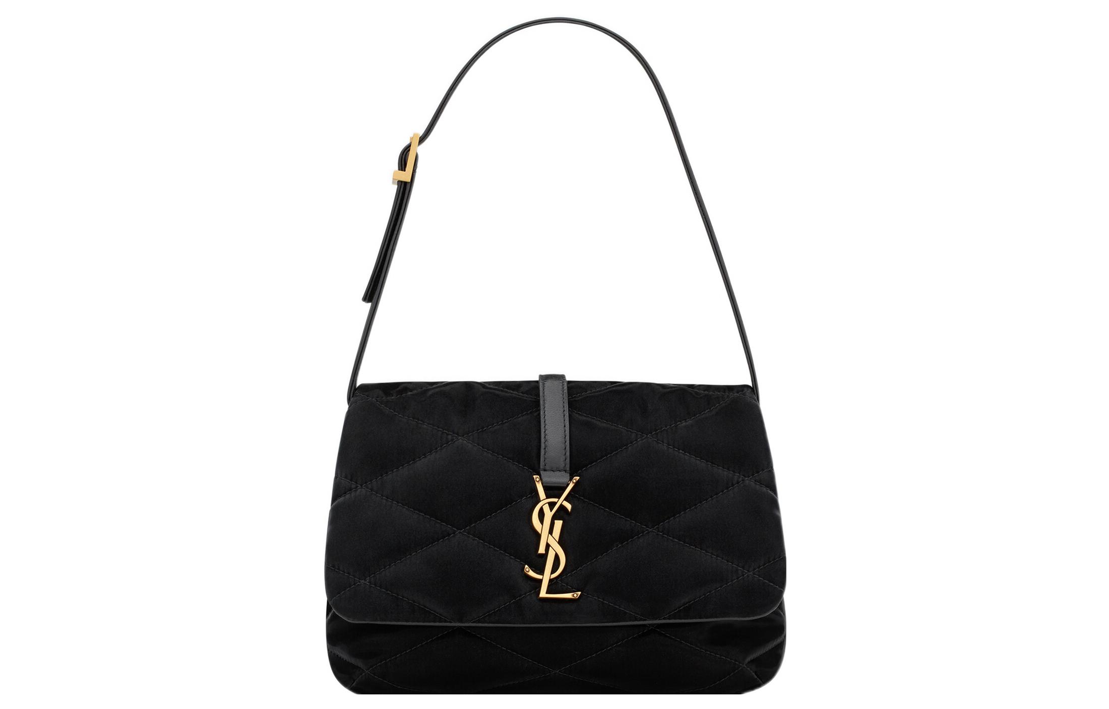 

SAINT LAURENT Лакированная кожаная сумка через плечо