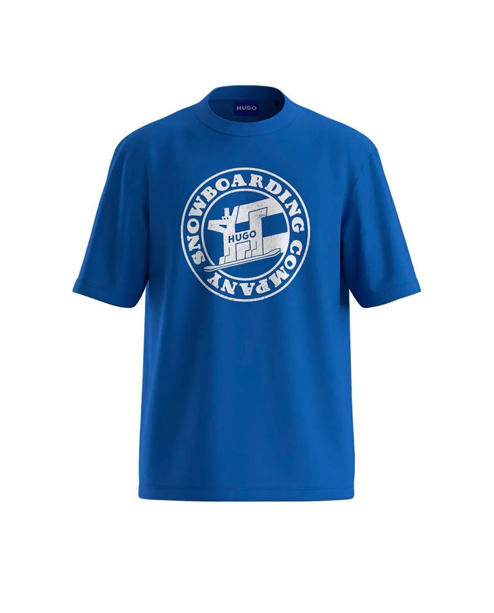 

Мужская футболка с коротким рукавом Hugo, синий