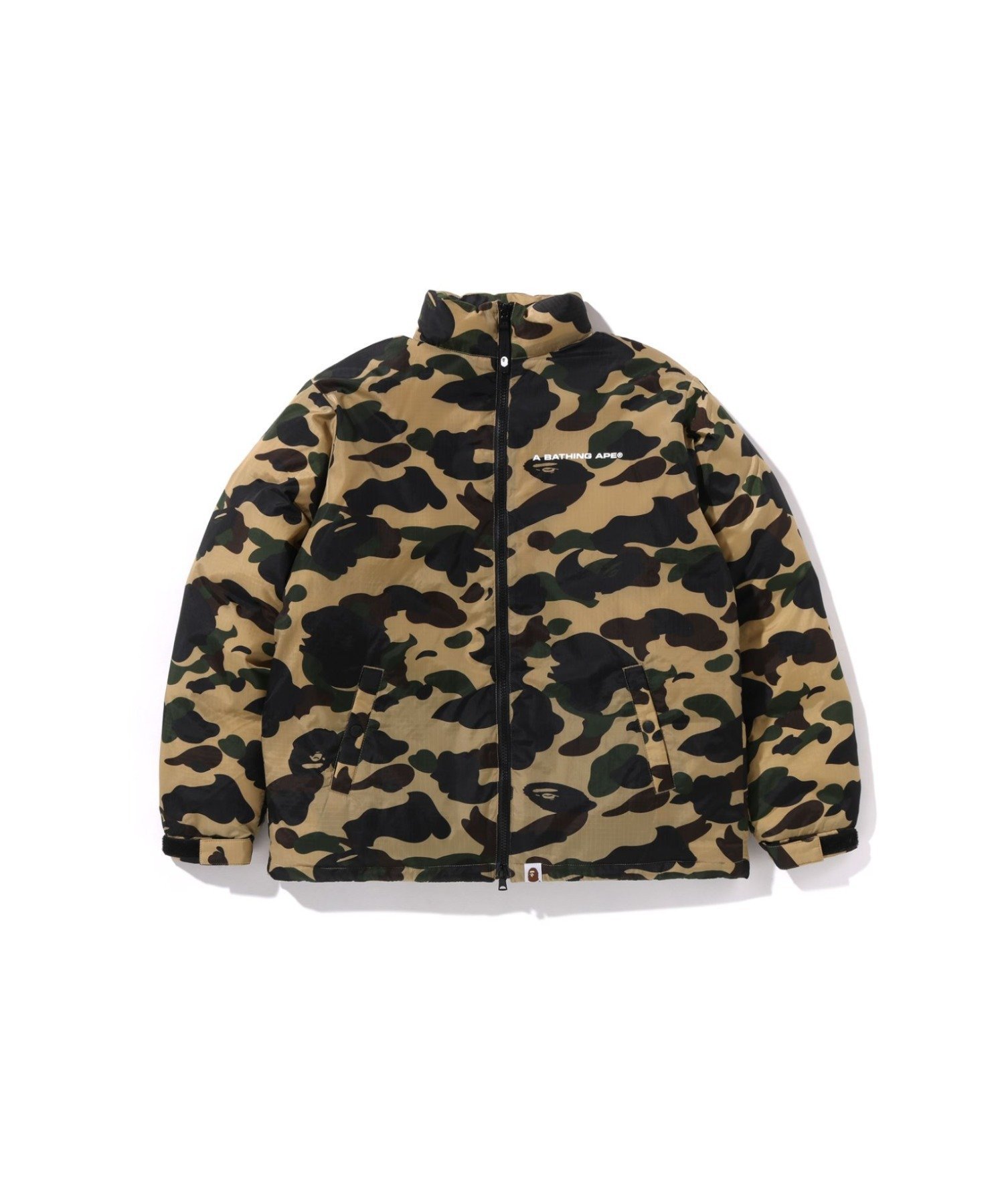 Пуховая куртка 1-го камуфляжного цвета A Bathing Ape, YELLOW