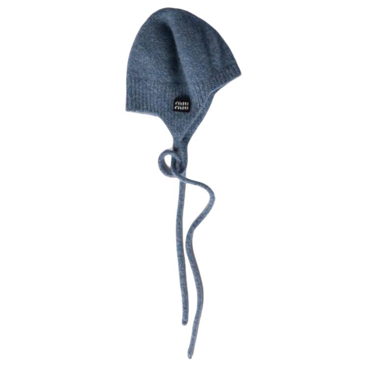 

Шапки и кепки Unisex Star Realm Blue из переработанного полиэстера MIU MIU, синий