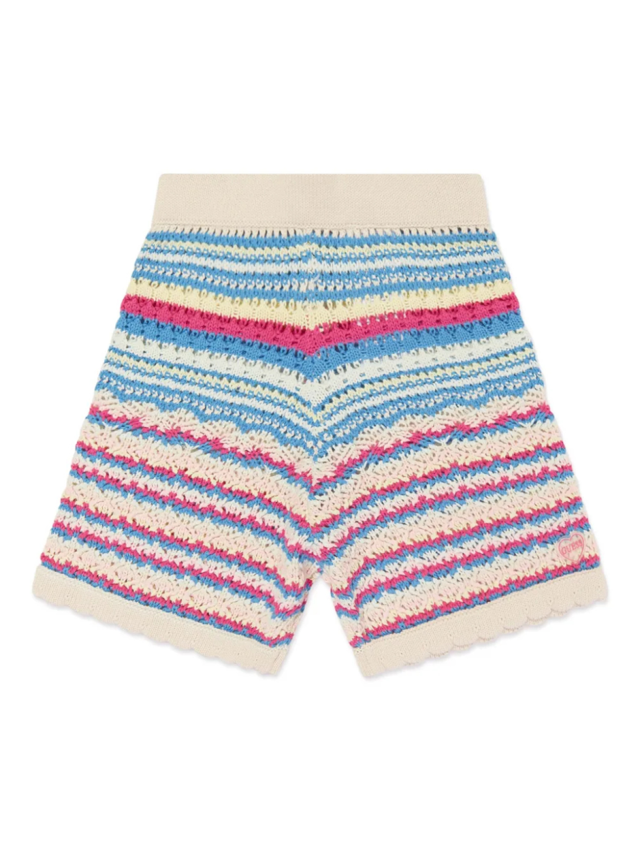 

Guess Kids детские полосатые шорты крючком, нейтральный