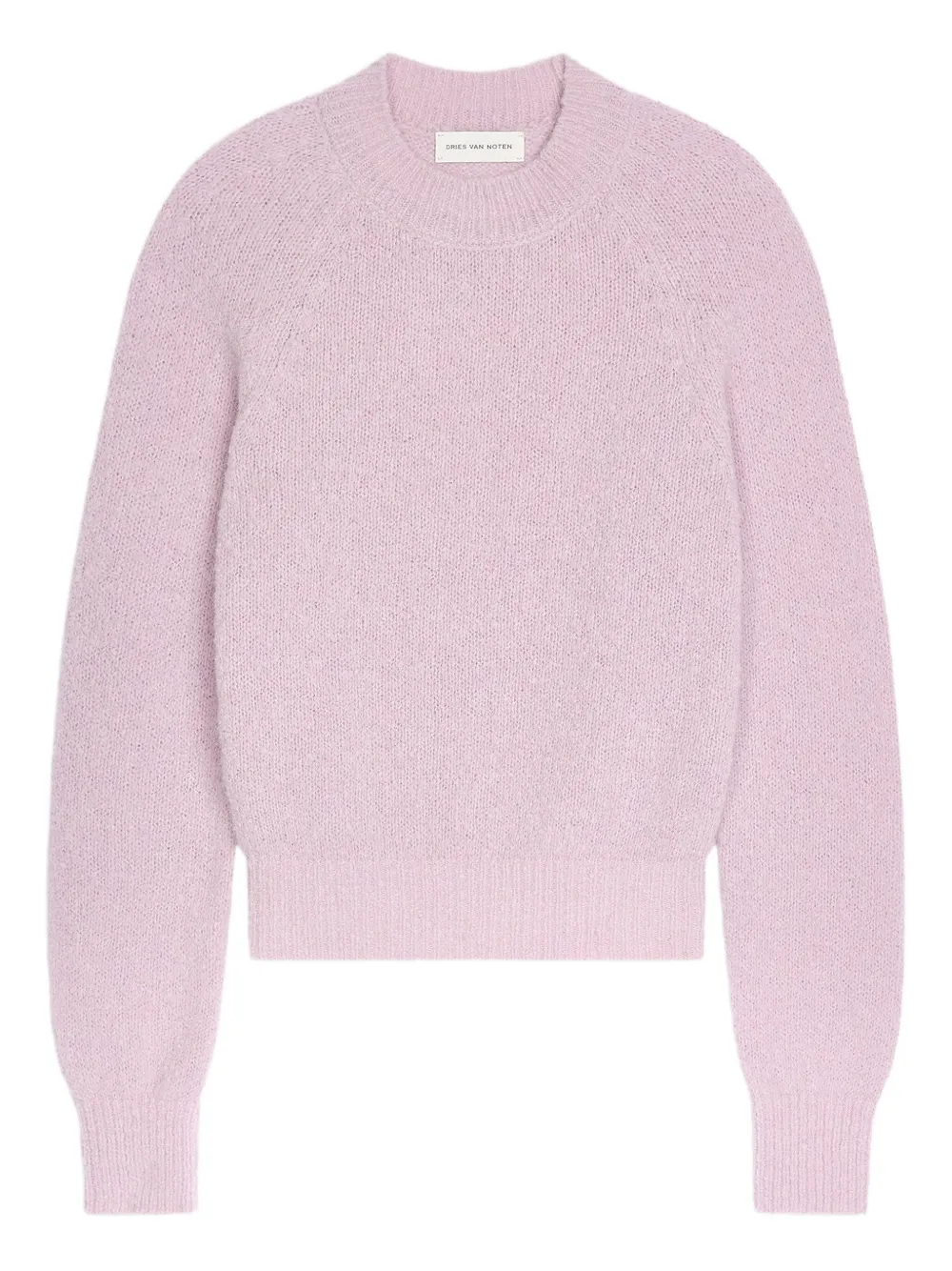 

Свитер с круглым вырезом DRIES VAN NOTEN, розовый