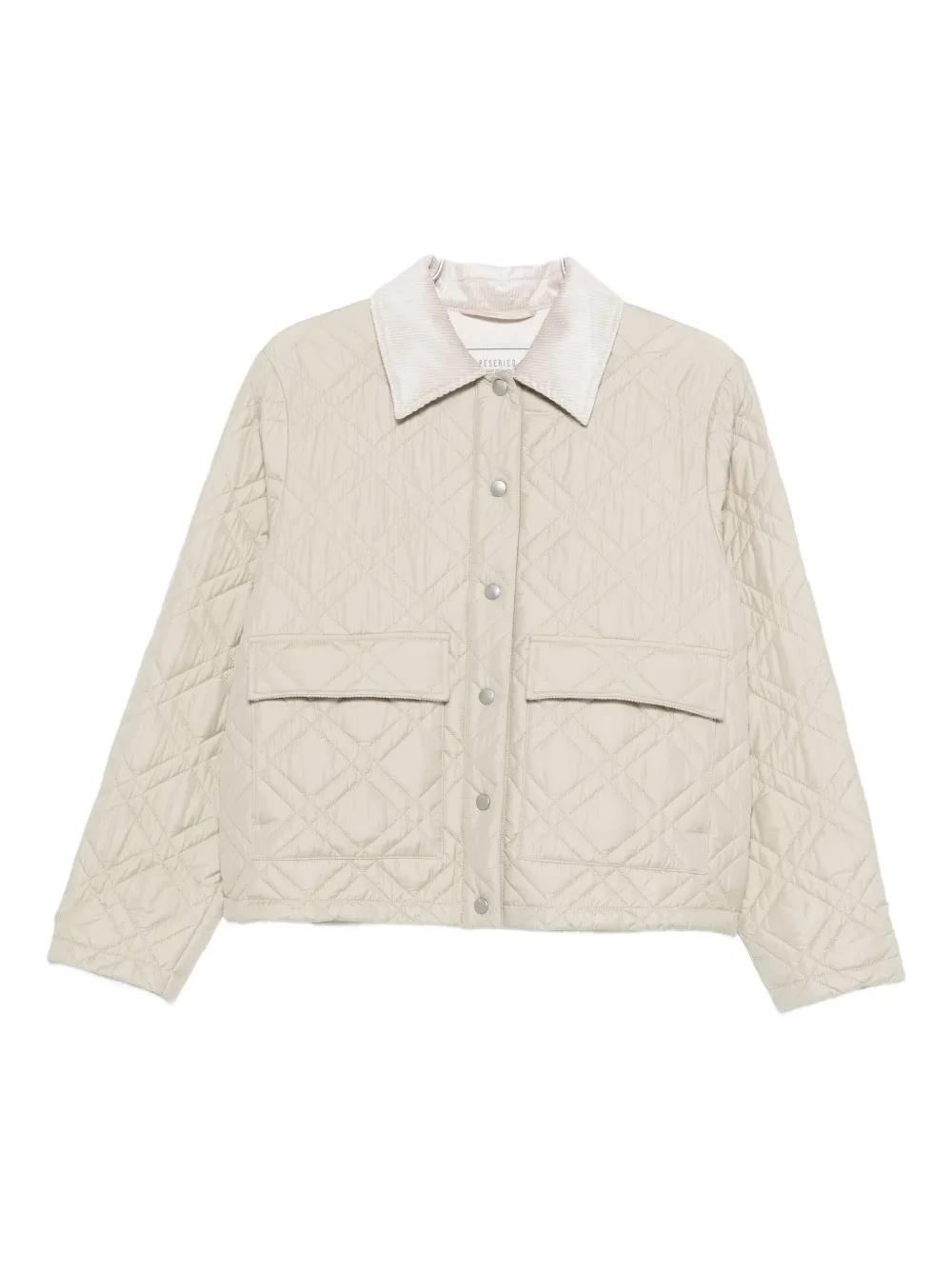 

Стеганая куртка с клапанными карманами Peserico, нейтральный