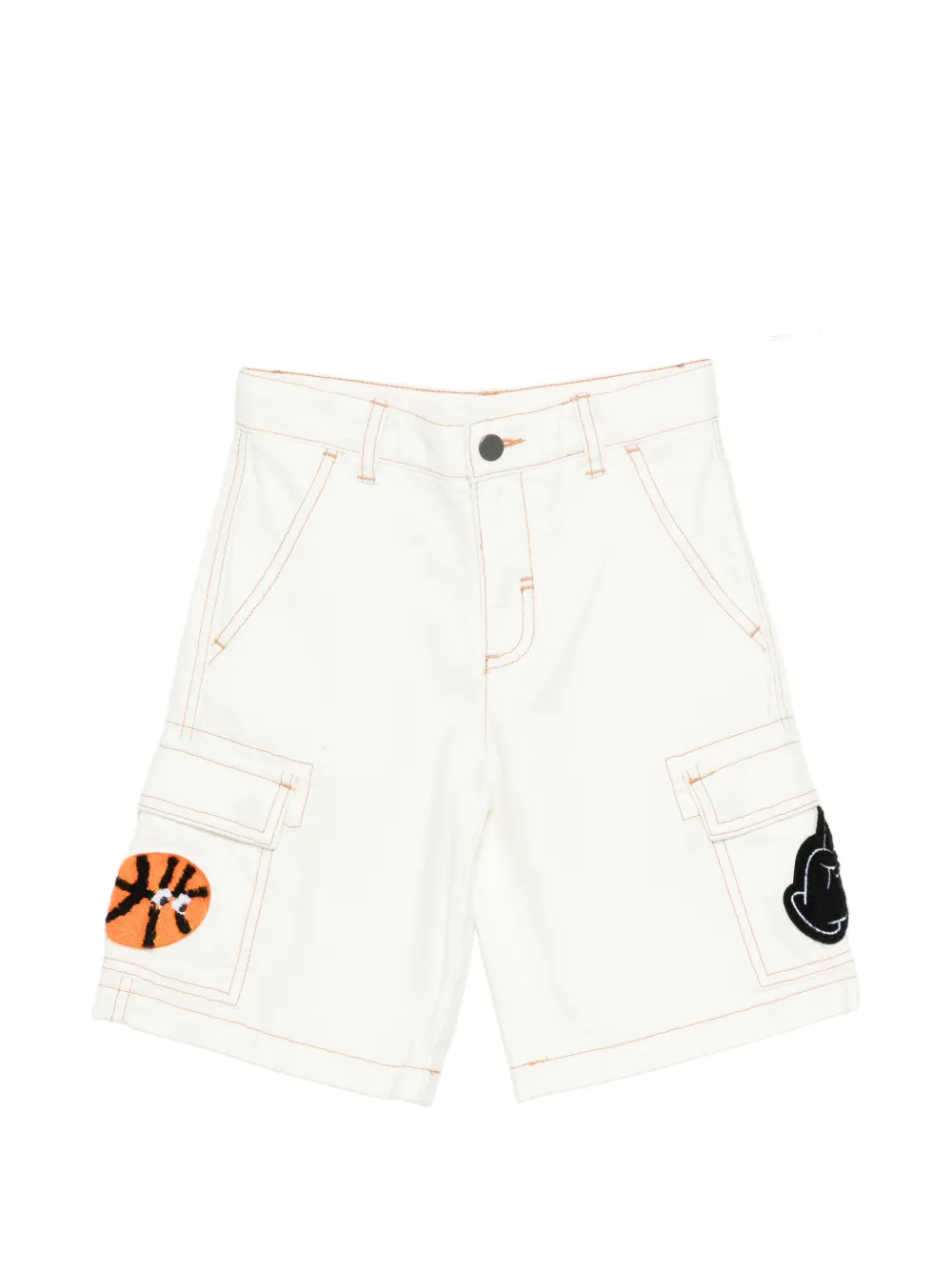 

Шорты-карго с аппликацией Stella Mccartney Kids, белый