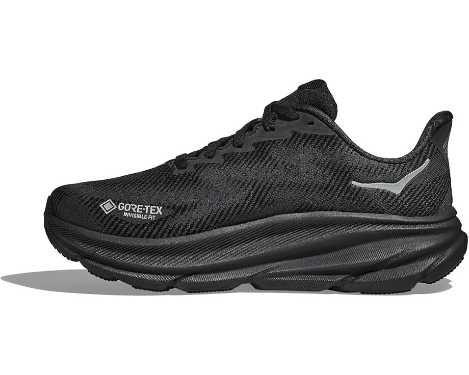 Кроссовки Hoka Clifton 9 GTX, цвет Black/Black 1 — фото 4