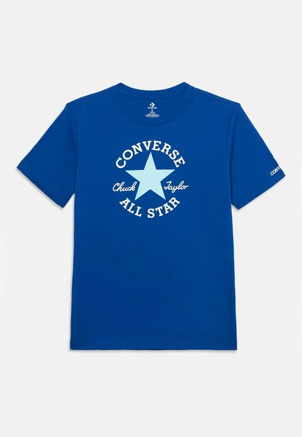 Футболка с принтом в виде нашивки на кеде Converse, Blue/Egret — фото 3