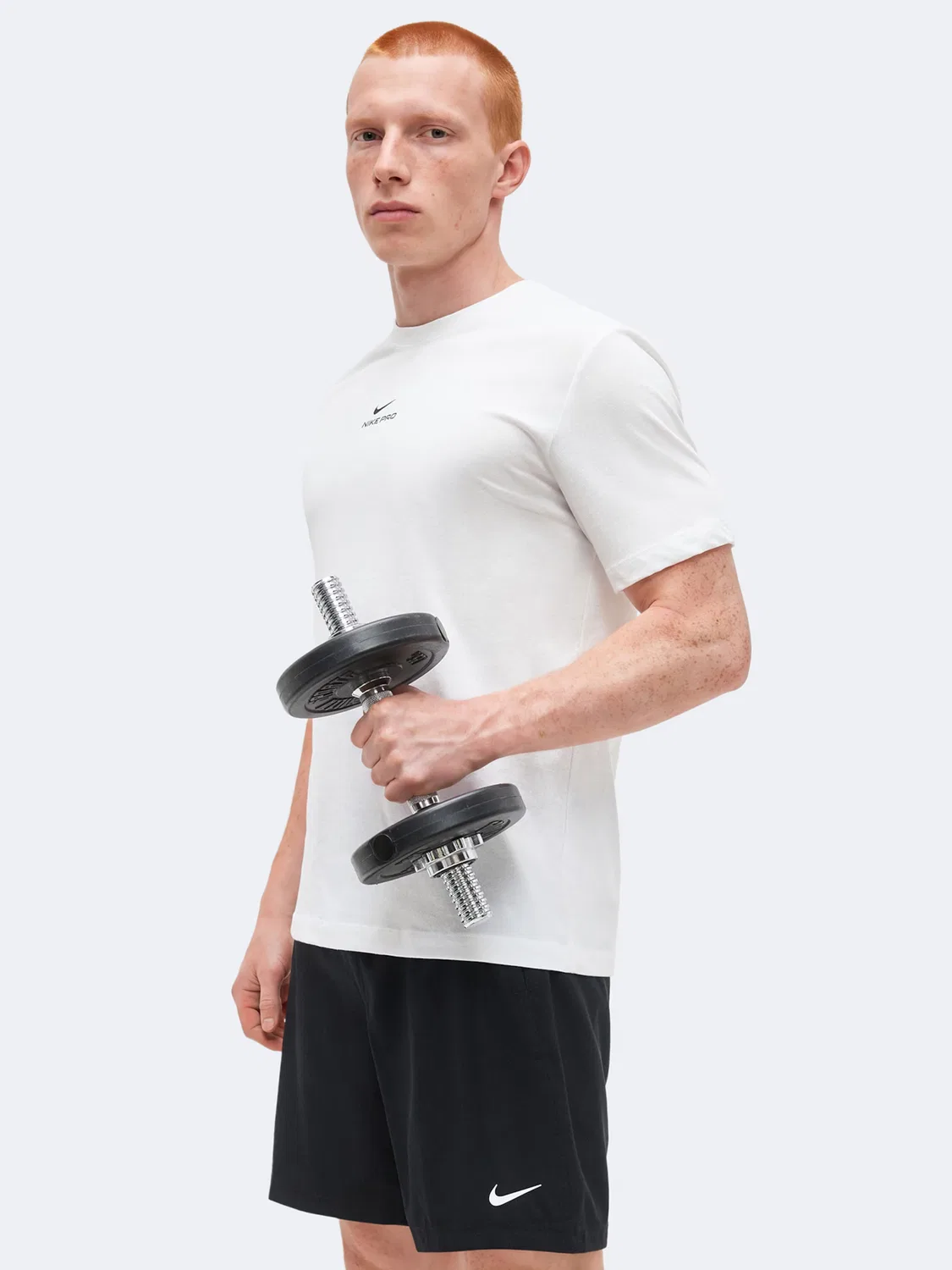 Спортивная футболка 'PRO' Nike, White — фото 2