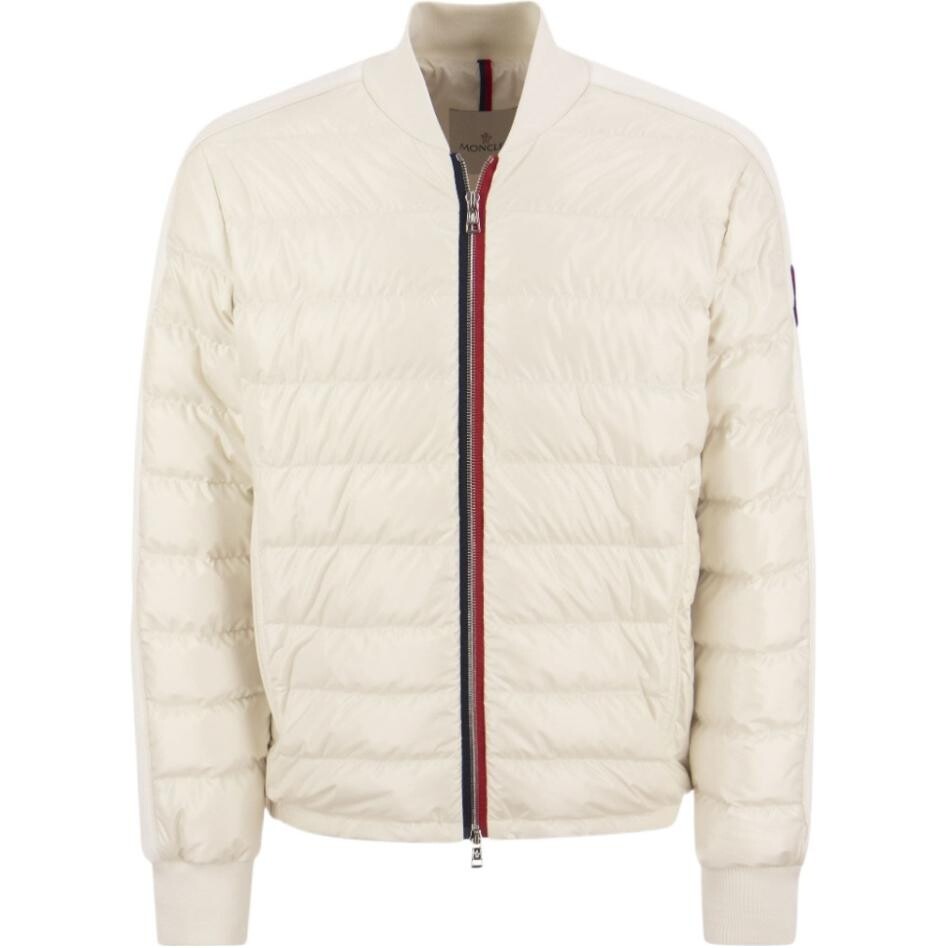 

Пуховик мужской белый Moncler