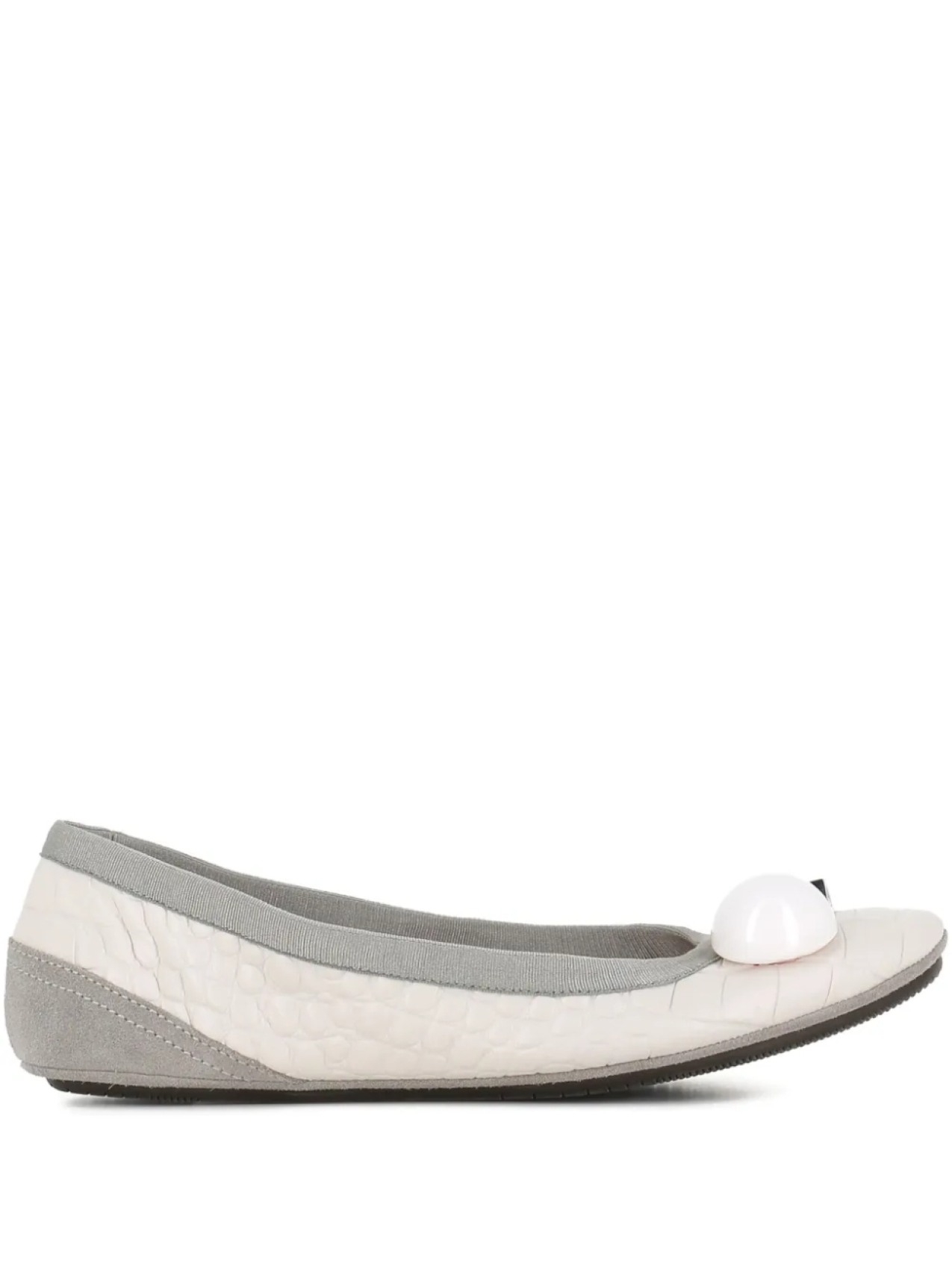 Туфли-балетки Бекки Dove Nuotano Gli Squali, белый