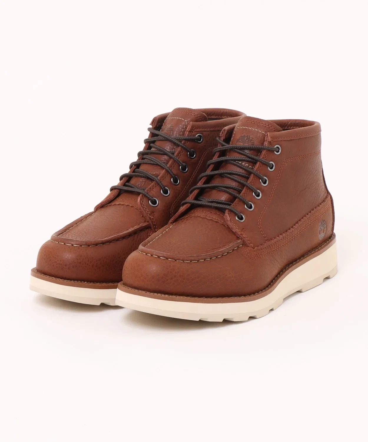 Ботинки Timberland Britton Mills Mid Lace Chukka из натуральной кожи, коричневые
