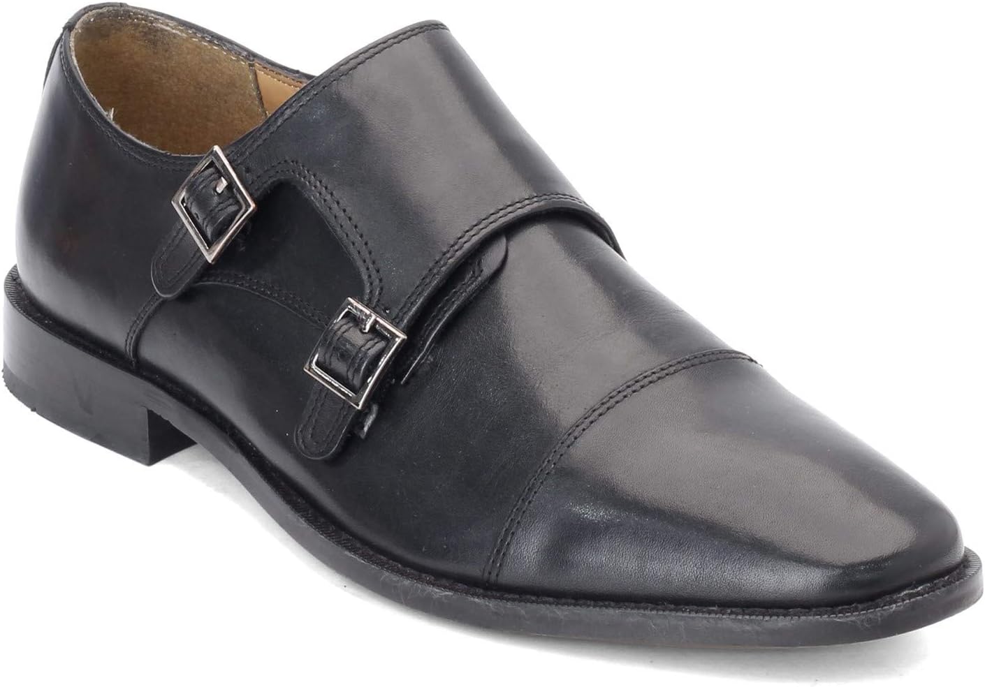 Туфли Florsheim Montinaro Double Monk Strap, черный — фото 3
