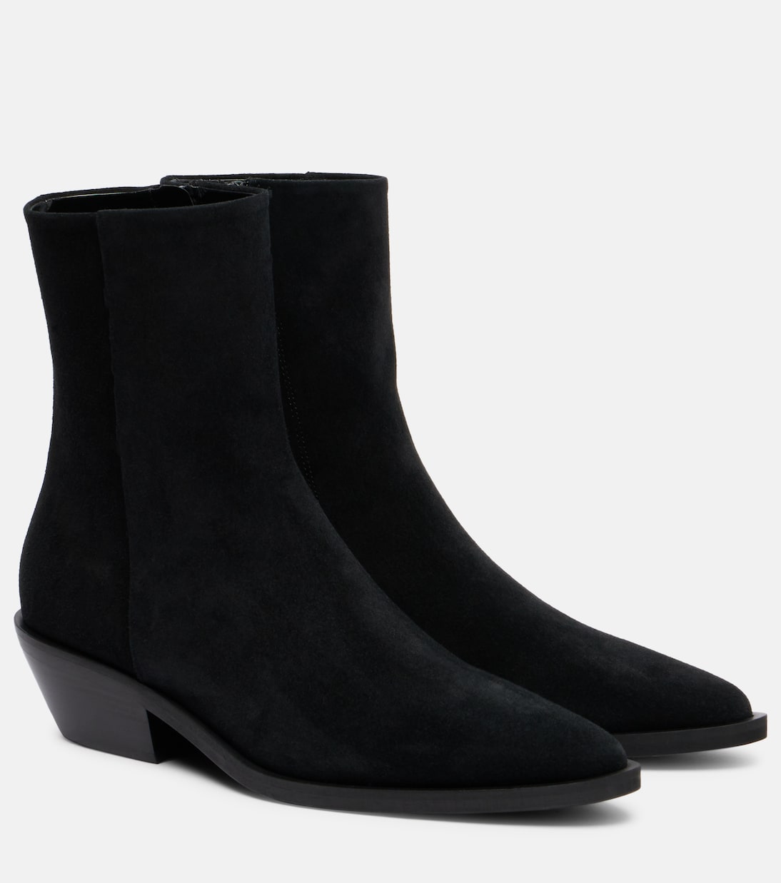 Замшевые ботильоны Hudson A.Emery, Black Suede