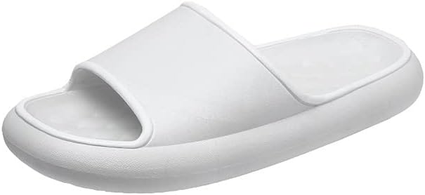 

MATERUIEYES Летние мужские модные домашние шлепанцы для ванной, удобные мужские тапочки, серый