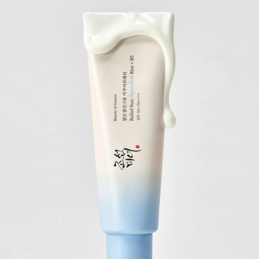 Beauty of Joseon Relief Sun Aqua Fresh: Rice + B5 SPF50+ PA++++ / Легкий и увлажняющий солнцезащитный крем с SPF — фото 4