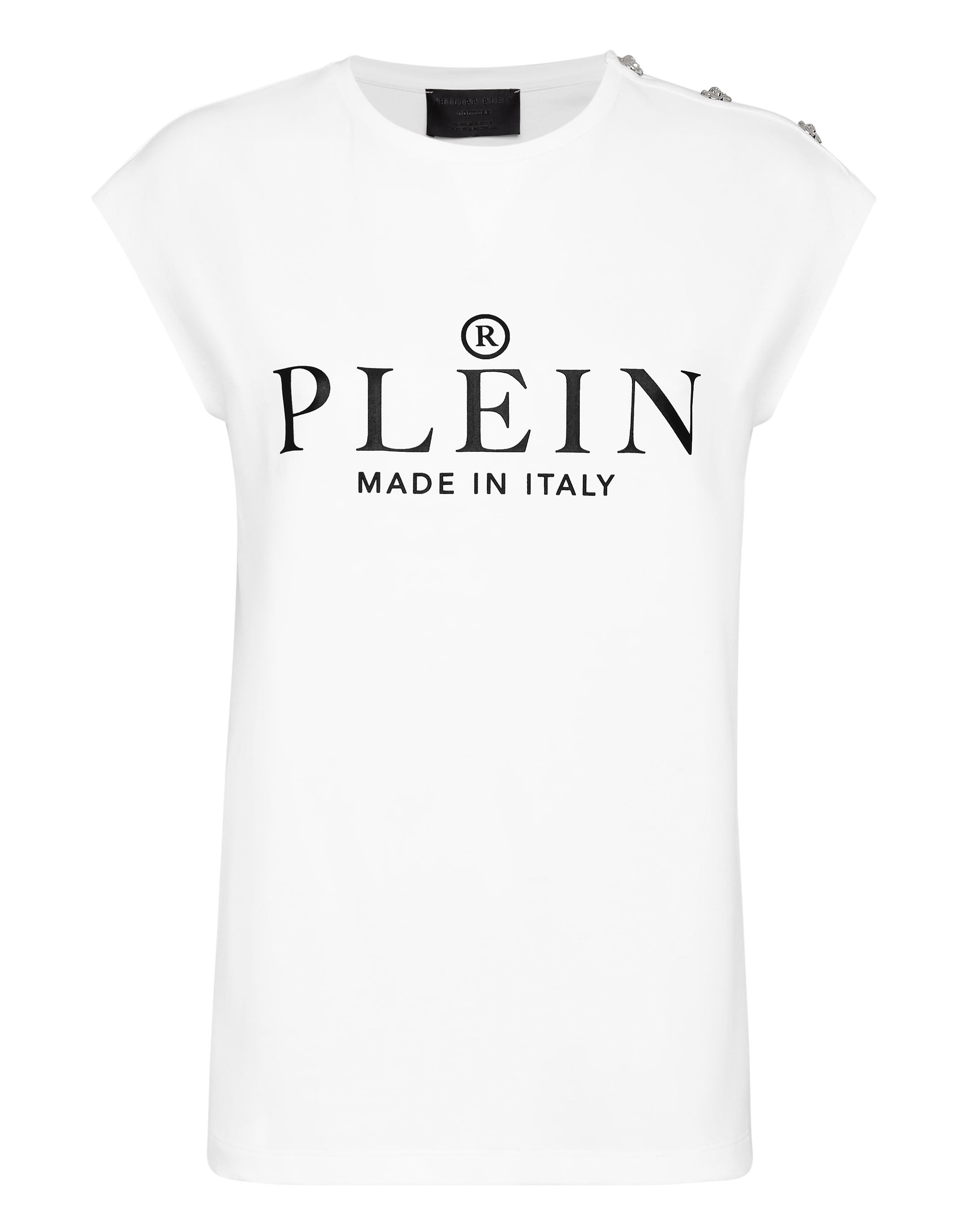 

Футболка с круглым вырезом SS Iconic Plein PHILIPP PLEIN, белый