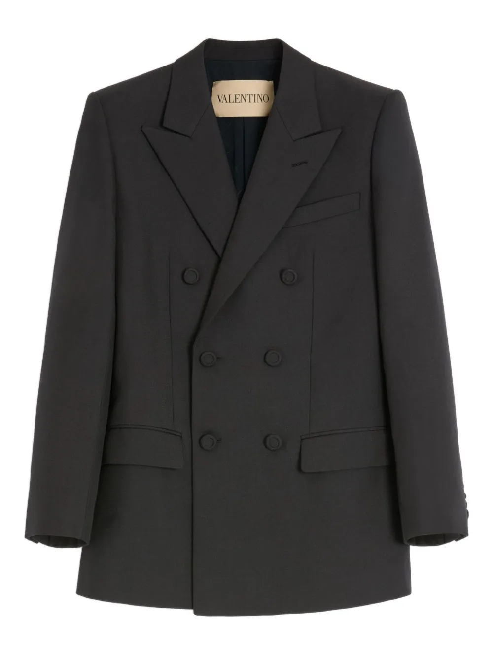 

Двубортный пиджак Valentino Garavani, черный