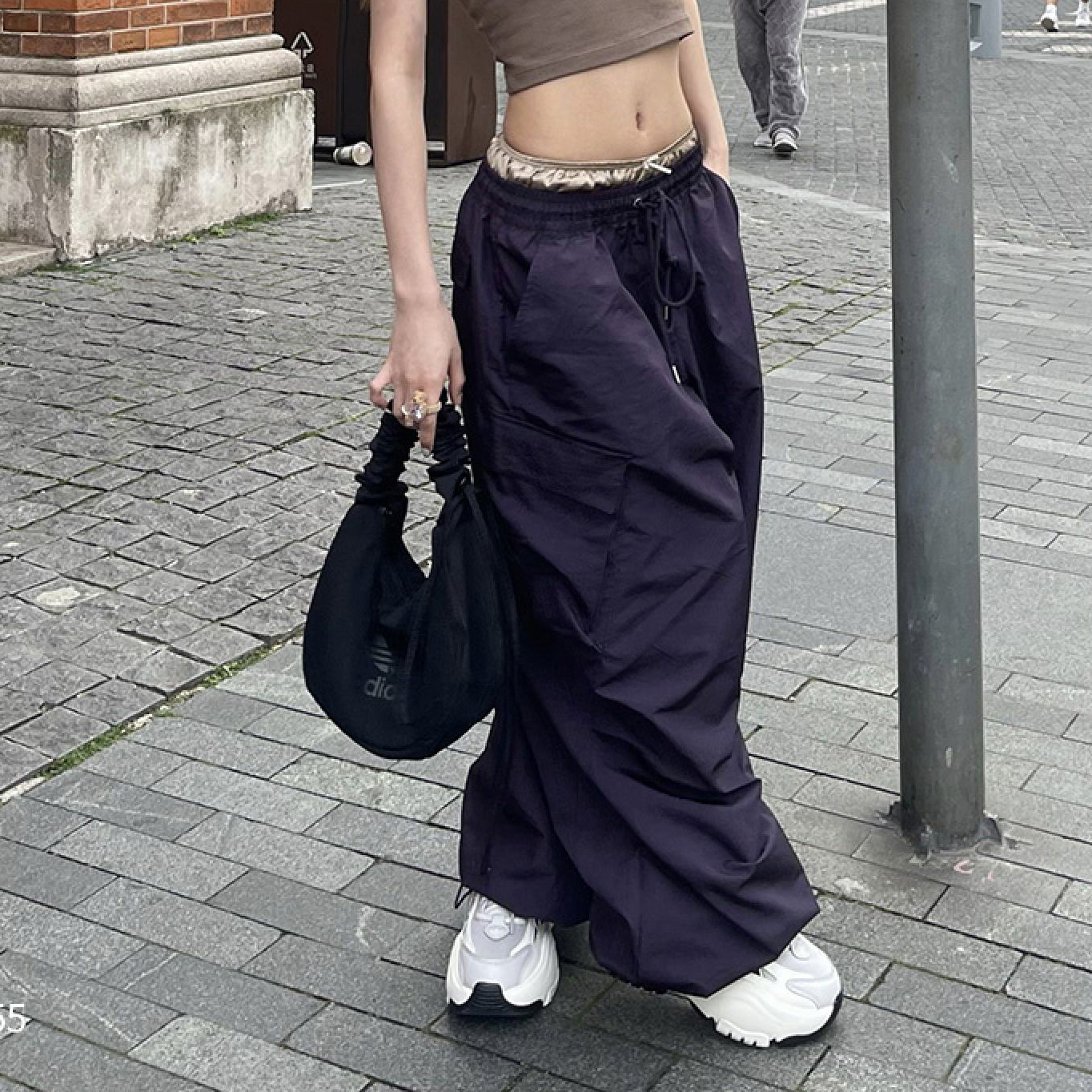 Adicolor Casual Pants Женские Adidas Originals, черный/фиолетовый — фото 4