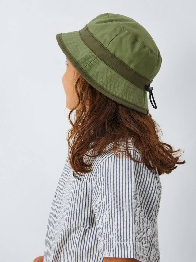 

Детская хлопковая бейсболка twill John Lewis, Khaki