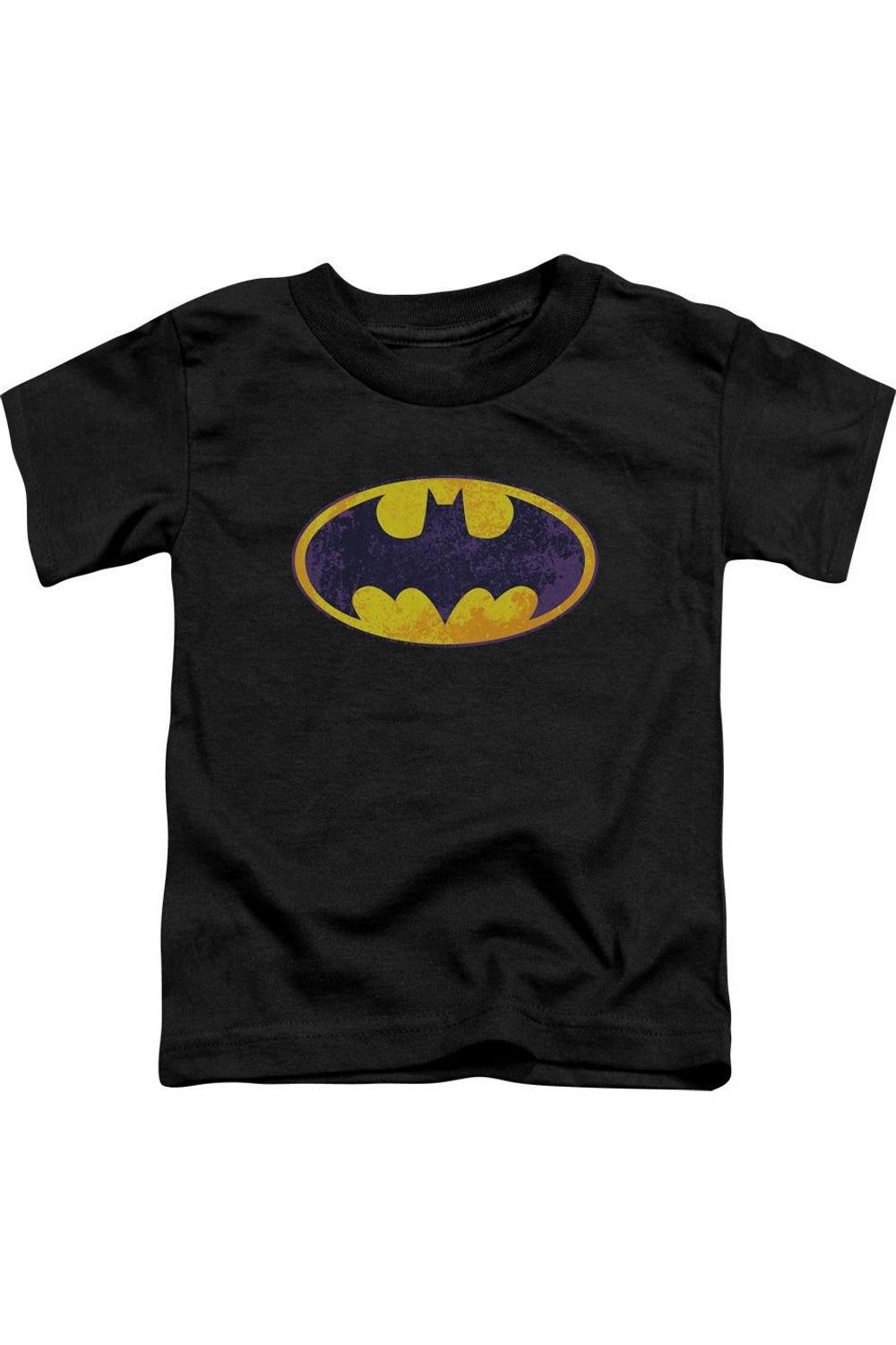

Футболка с неоновым логотипом Batman Bm Distress для малышей с коротким рукавом Gildan