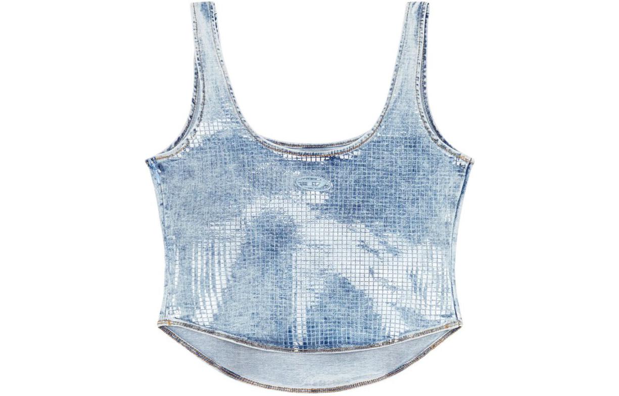 

Футболка De Shi S 'Denim' DIESEL, светло-голубая