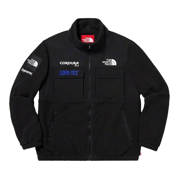 

Куртка Supreme x The North Face Expedition Fleece Jacket, Black