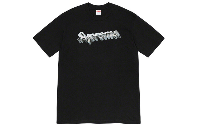 Футболка Supreme Chrome Logo, черный — фото 2