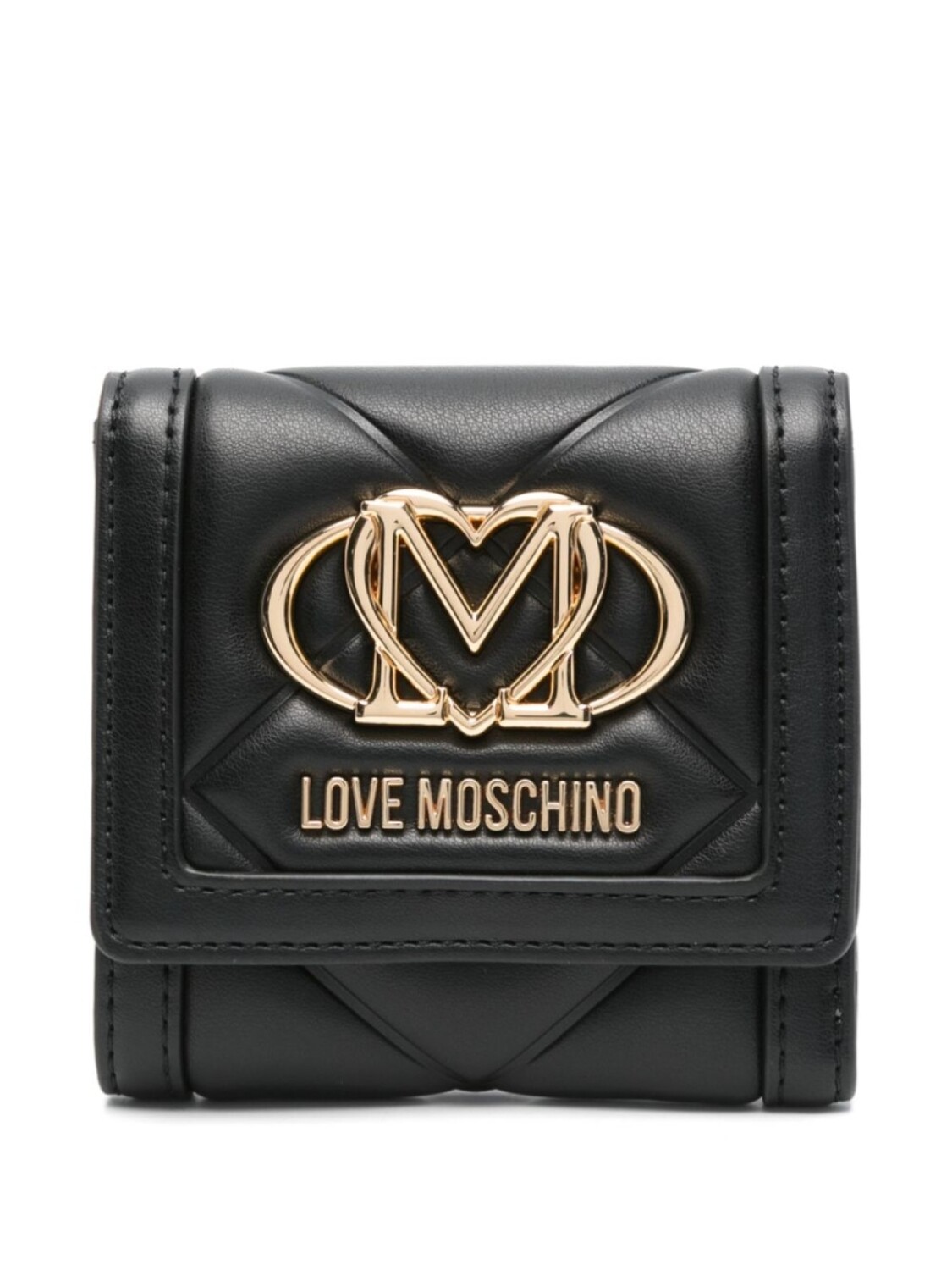

Кошелек с логотипом Love Moschino, черный