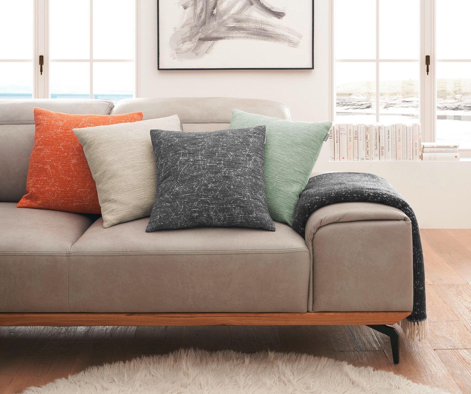 

Чехол на подушку cushion cover mr-ease Musterring, бежевый