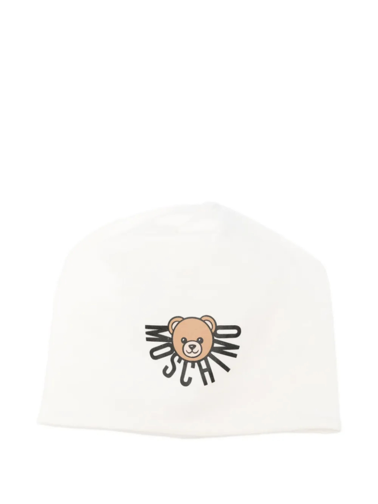 

Moschino Kids шапка бини с принтом Teddy Bear, нейтральный