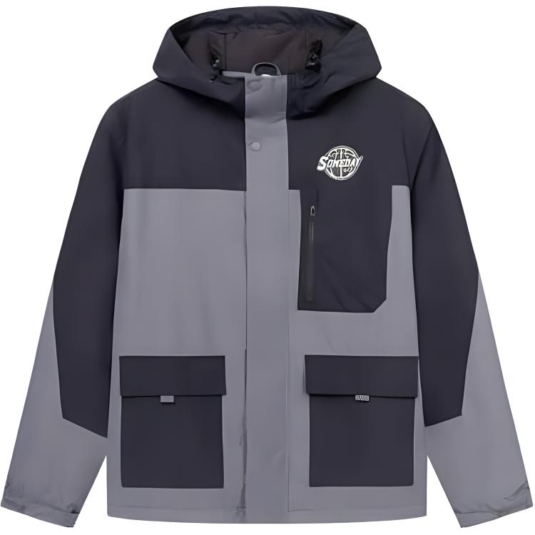 

361° Тренч из баскетбольной коллекции мужской Gravel Gray/Super Black