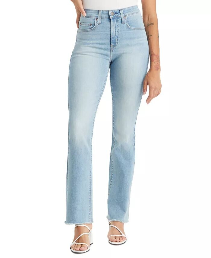 

Классические эластичные джинсы Bootcut 725 с высокой талией Levi's, синий