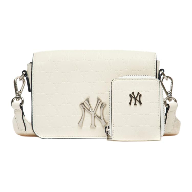 

MLB Сумка через плечо Monogram Collection из полиэстера, эластана и хлопка, унисекс, кремово-белый