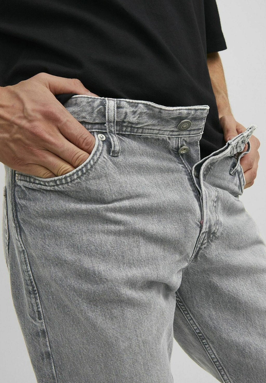 

Джинсы облегающего кроя Jack & Jones, серый деним