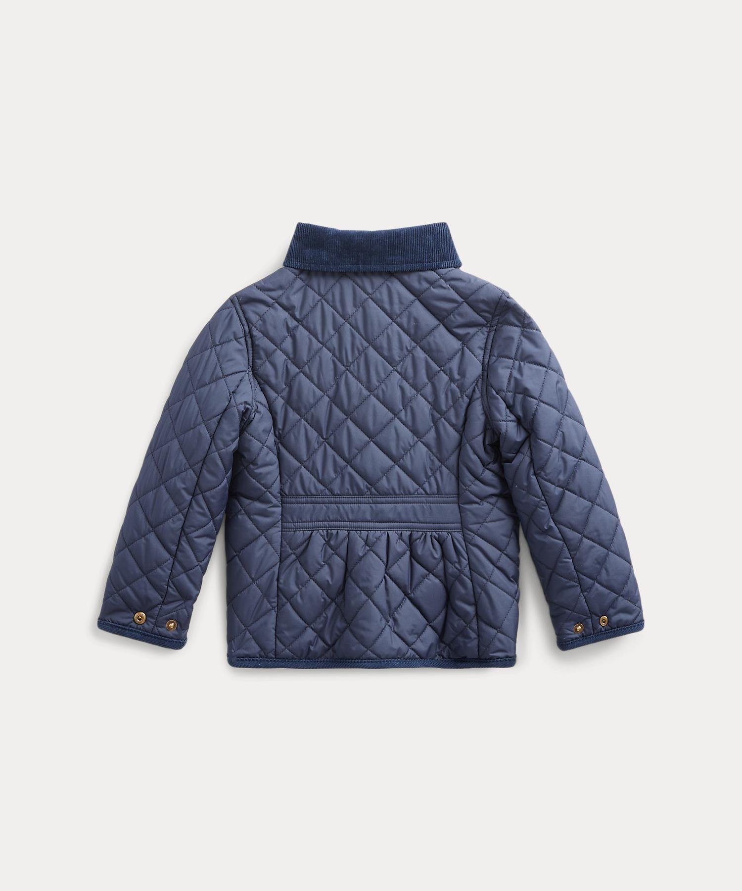 Стеганая водоотталкивающая куртка от ожогов (для девочек, 2-6 лет) Polo Ralph Lauren, 410 Navy — фото 4