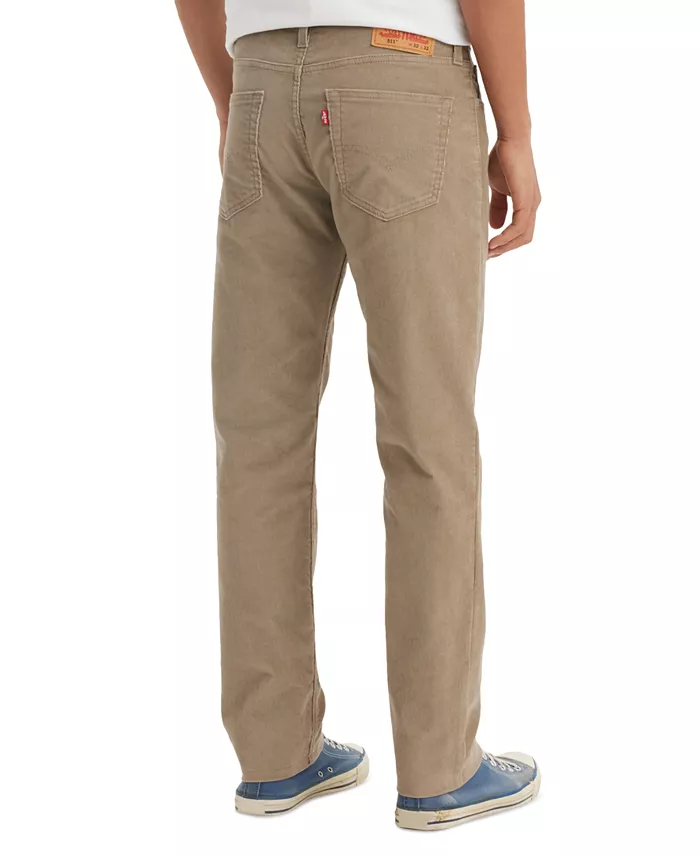 Мужские брюки 511 Slim-Fit из вельвета Levi'S, загар/бежевый — фото 3