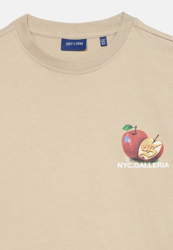 Футболка с принтом osjtasty Only & Sons Junior, Beige — фото 4