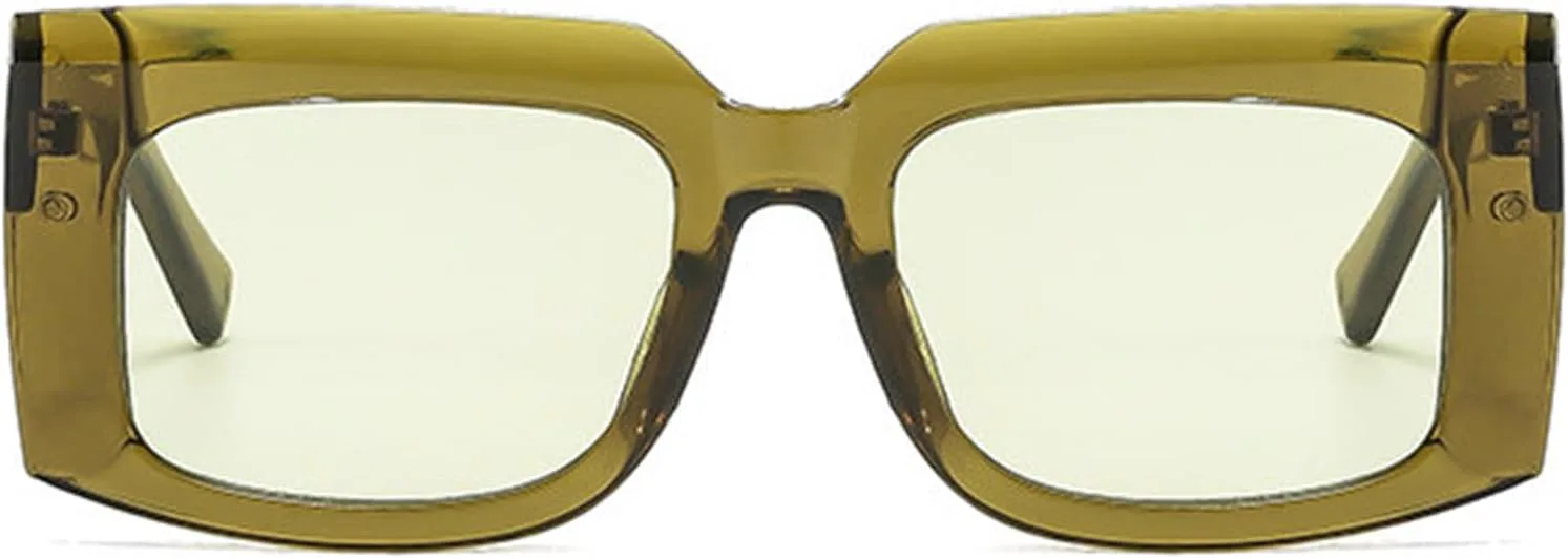 

Солнцезащитные очки Willochra Square Punk для женщин, большая оправа, роскошный винтажный дизайн, черные с синими линзами, солнцезащитные очки-щитки UV400, C2