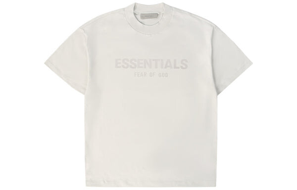 Футболка fw21 innserct 3d logo tee 'greige' Fear Of God Essentials, бежевый — фото 2