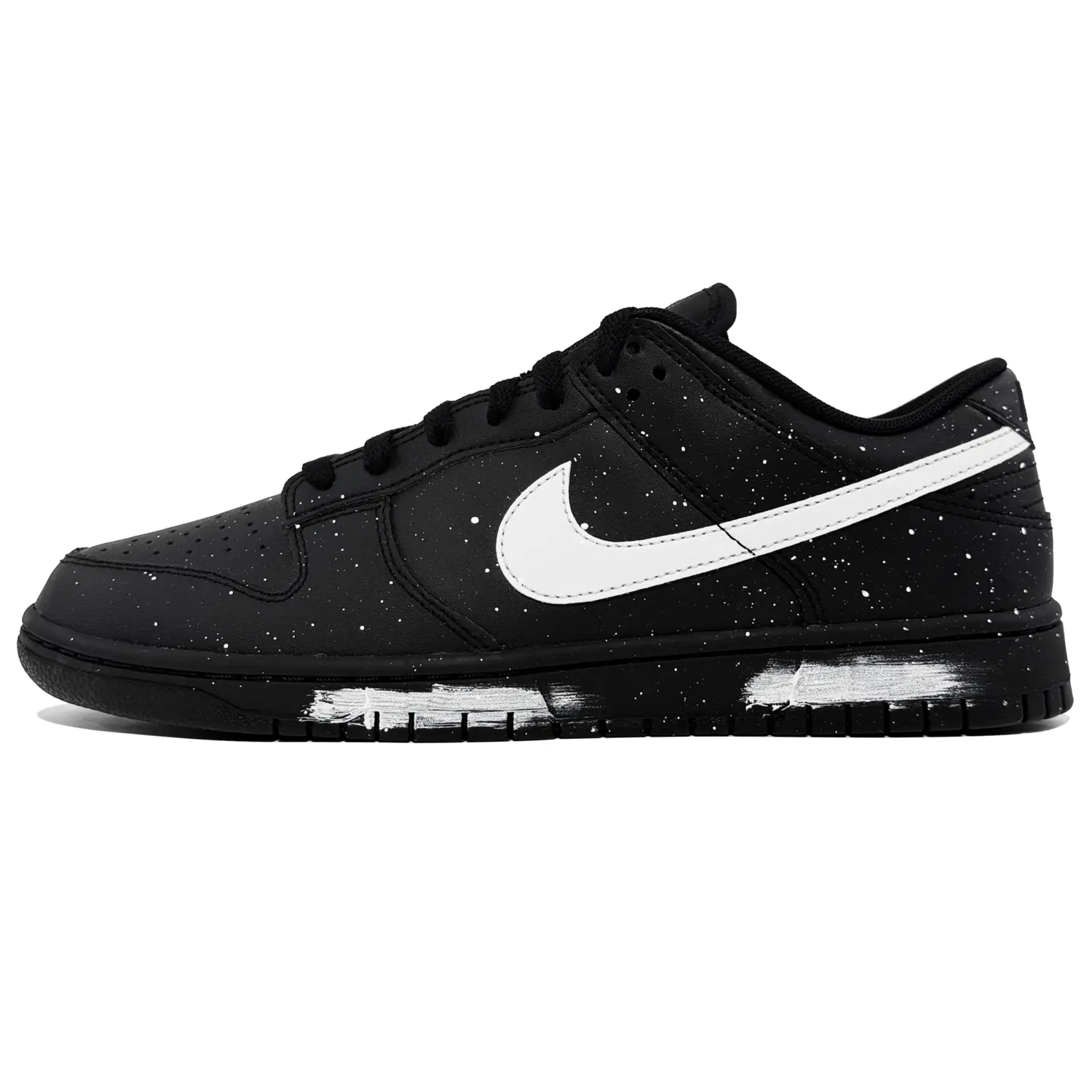 

Nike Мужские кроссовки для скейтбординга Dunk Abrasion Resistant Low Top Black White