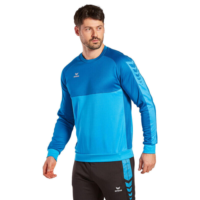

Спортивная толстовка Erima, цвет karibikblau/lupinenblau