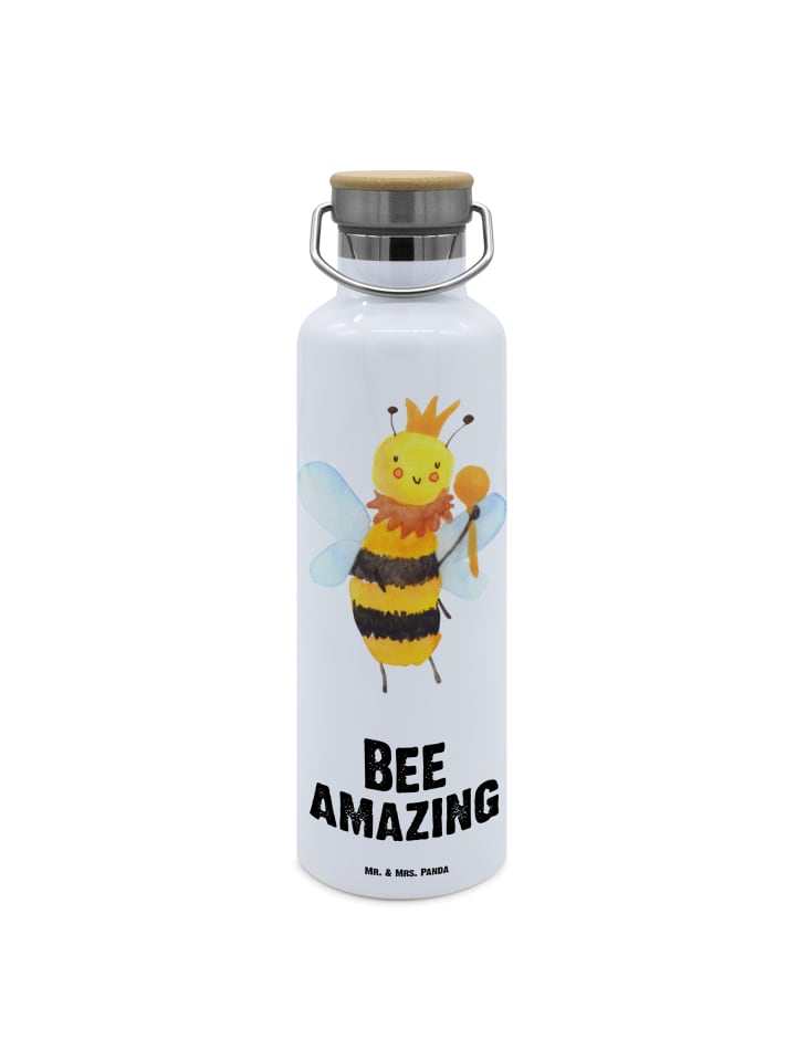 

Mr. & Mrs. Panda Бутылка для напитков "Король пчел" с надписью белого цвета