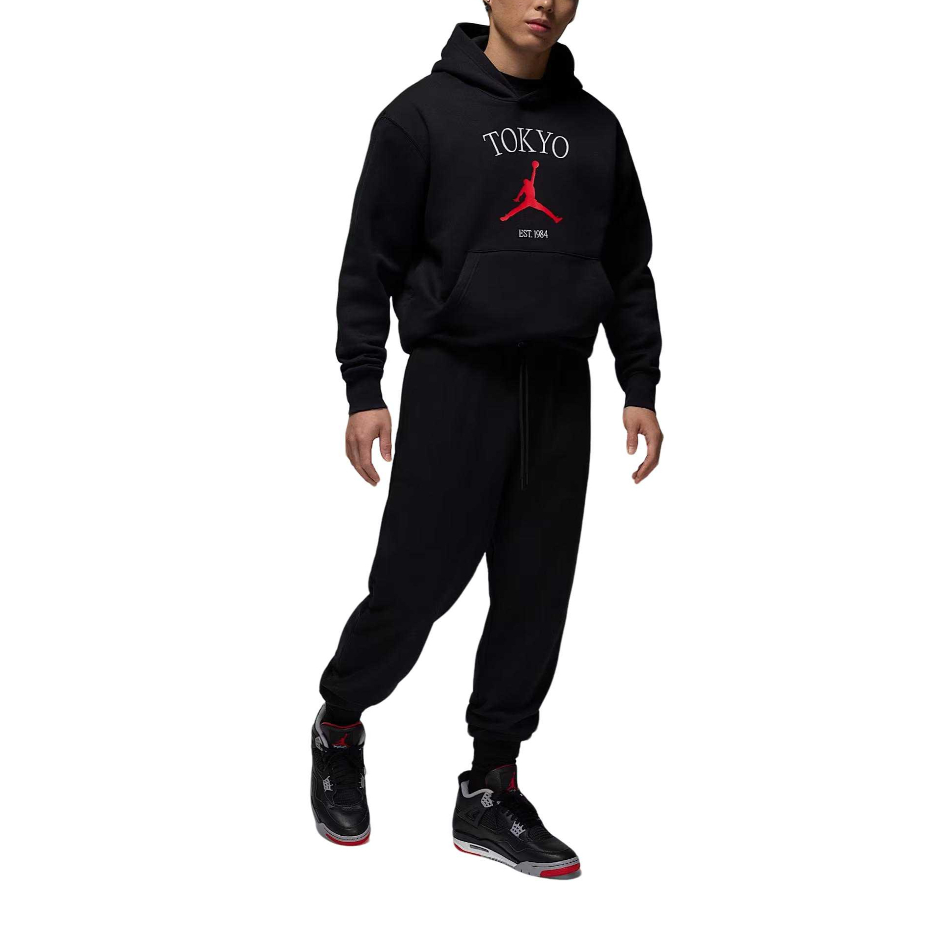Мужская толстовка Jumpman Tokyo Jordan, черный — фото 4