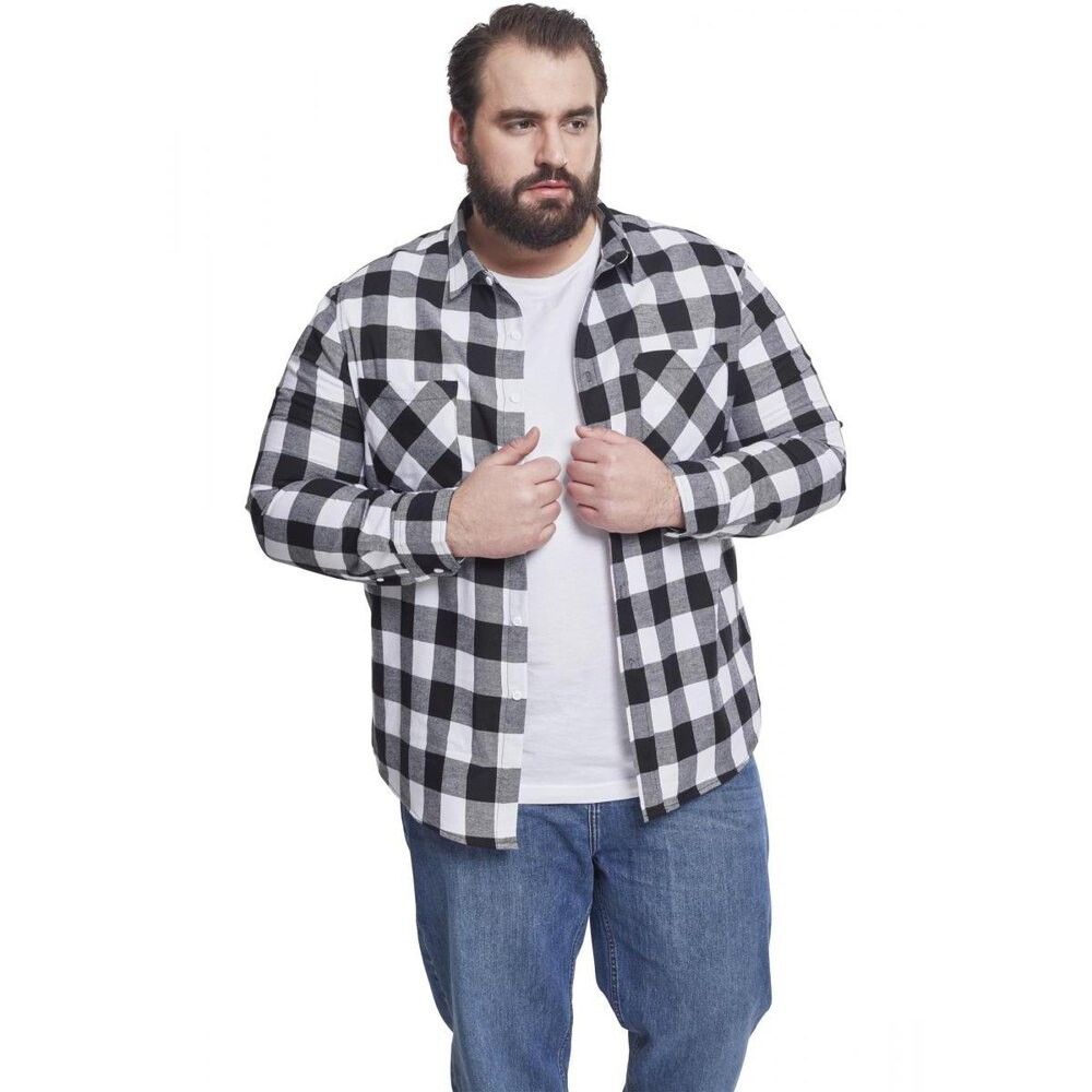 

Рубашка Urban Classics Flanell Gt, черный