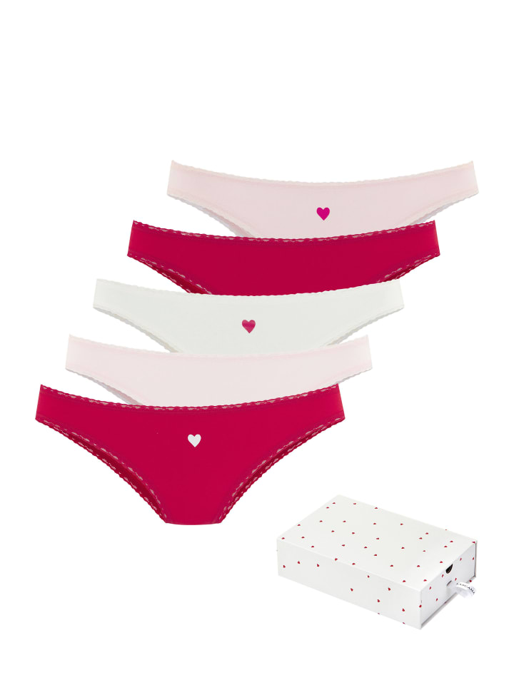 

Трусы LASCANA, цвет rot, creme, rosa