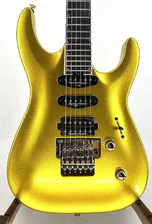 

Электрогитара Jackson Pro Plus Series Soloist SLA3 Electric Guitar -Gold Bullion Serial#:CYJ2301882